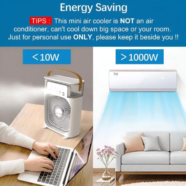 Portable Air Condiotioner Fan - Mini Cooler Fan - Image 4